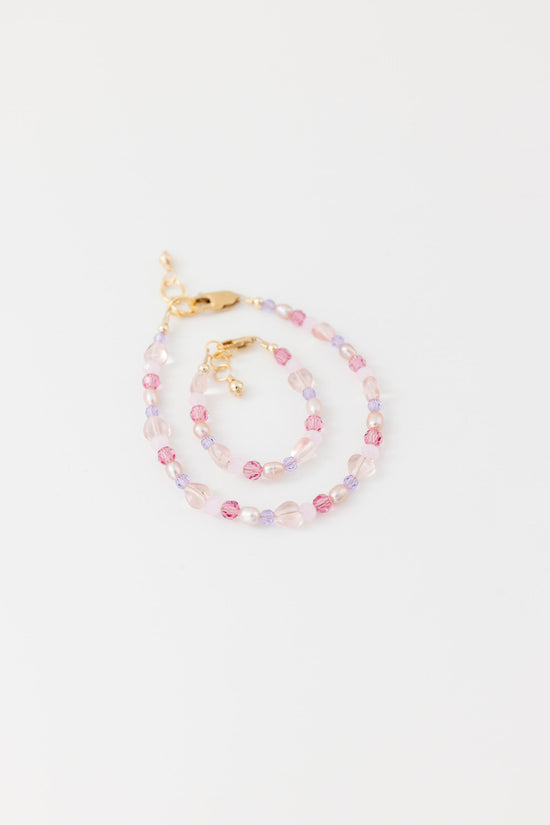 Lover Mom + Mini Bracelet Set (4MM Beads)