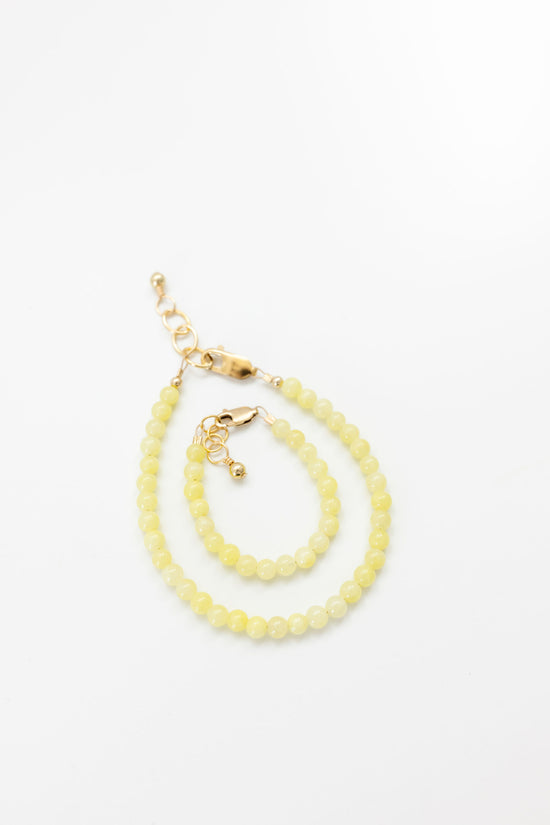 Daffodil Baby Bracelet (4MM beads)