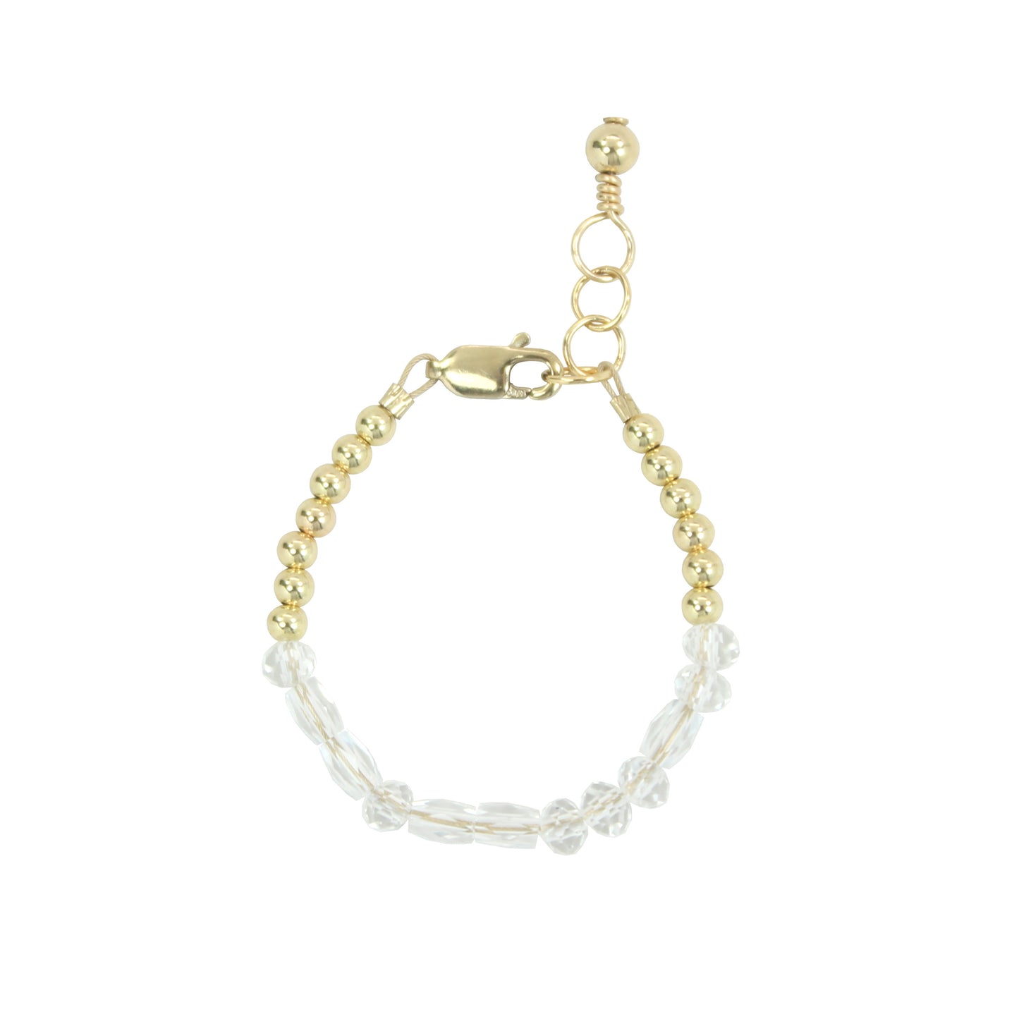 Angel Baby Bracelet (3MM + 4MM beads)