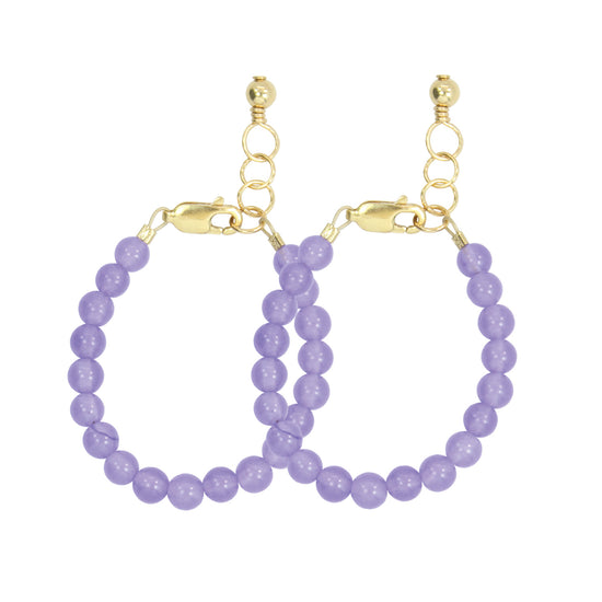 Grape Mom + Mini Bracelet Set (4MM Beads)