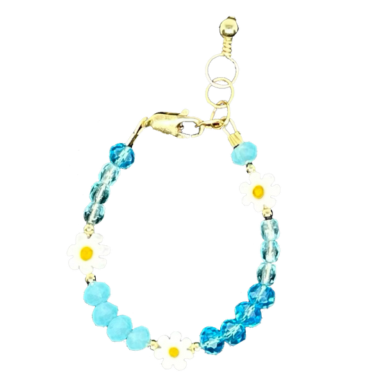 Daisy May Bracelet (2 MM + 4MM Beads)