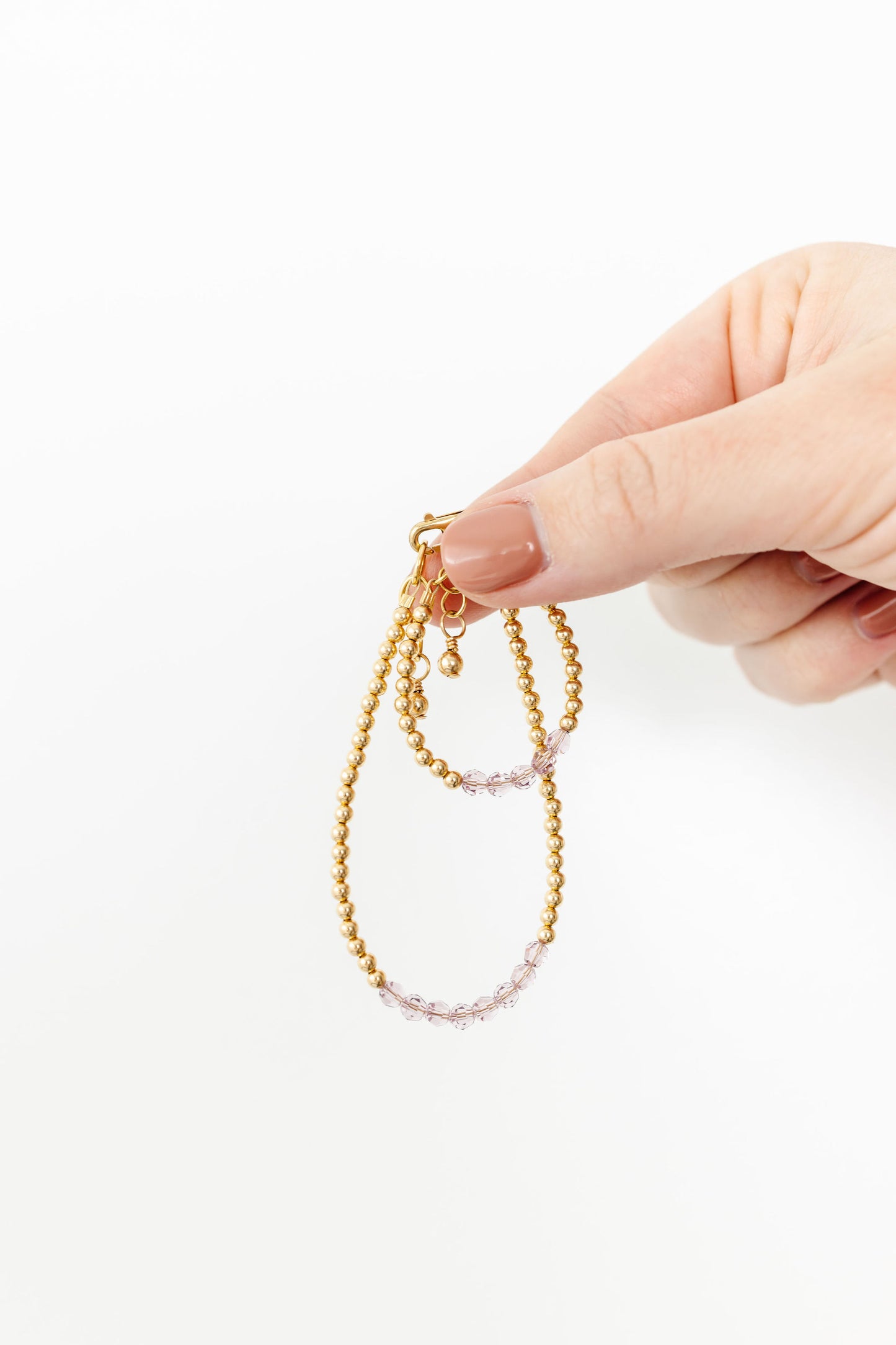 June Birthstone Adult Bracelet (3MM + 4MM beads)