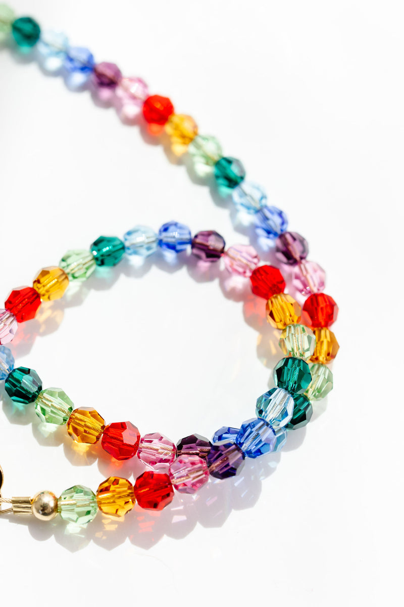 Spectrum Mom + Mini Bracelet Set (4mm Beads) 5 Inches / 8 Inches / Gold Filled