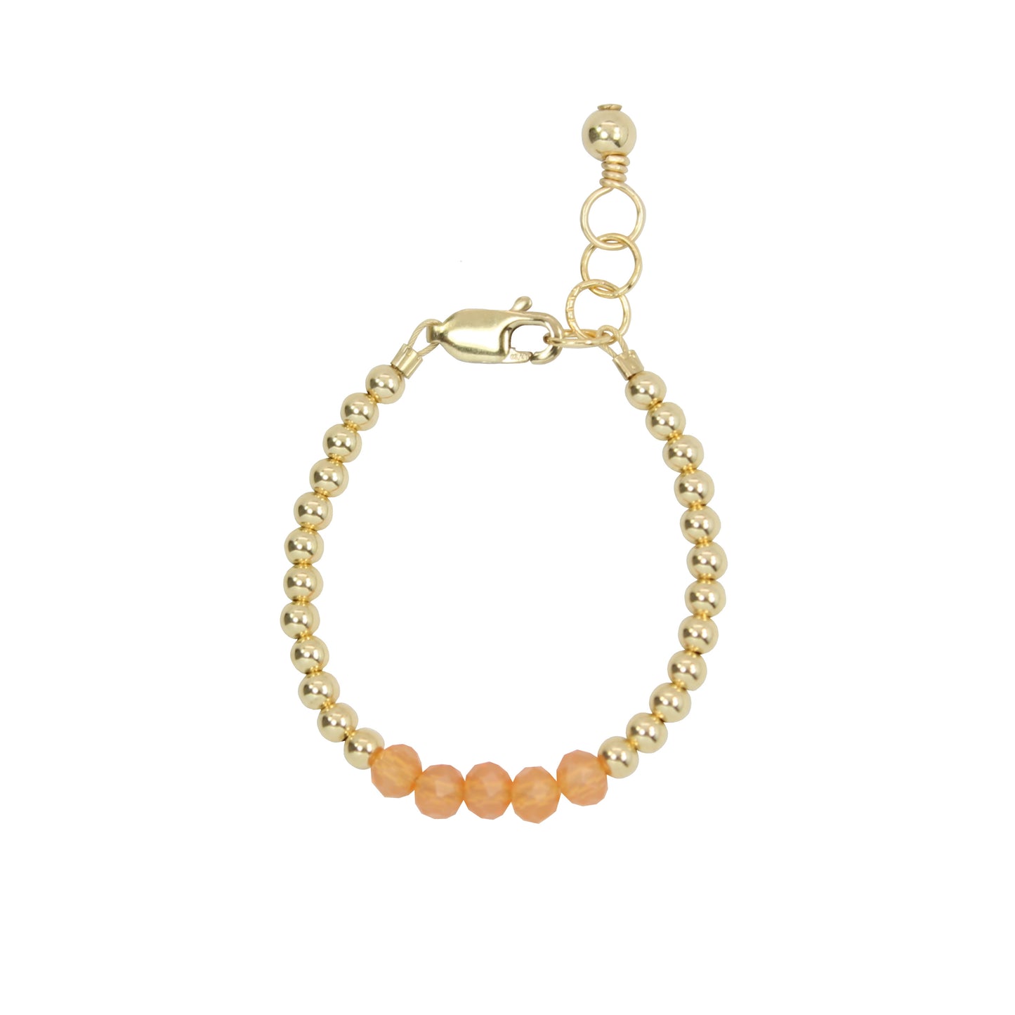 Meg Baby Bracelet (3MM + 4MM beads)