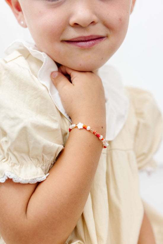 Poppy Mom + Mini Bracelet set (2MM + 4MM Beads)