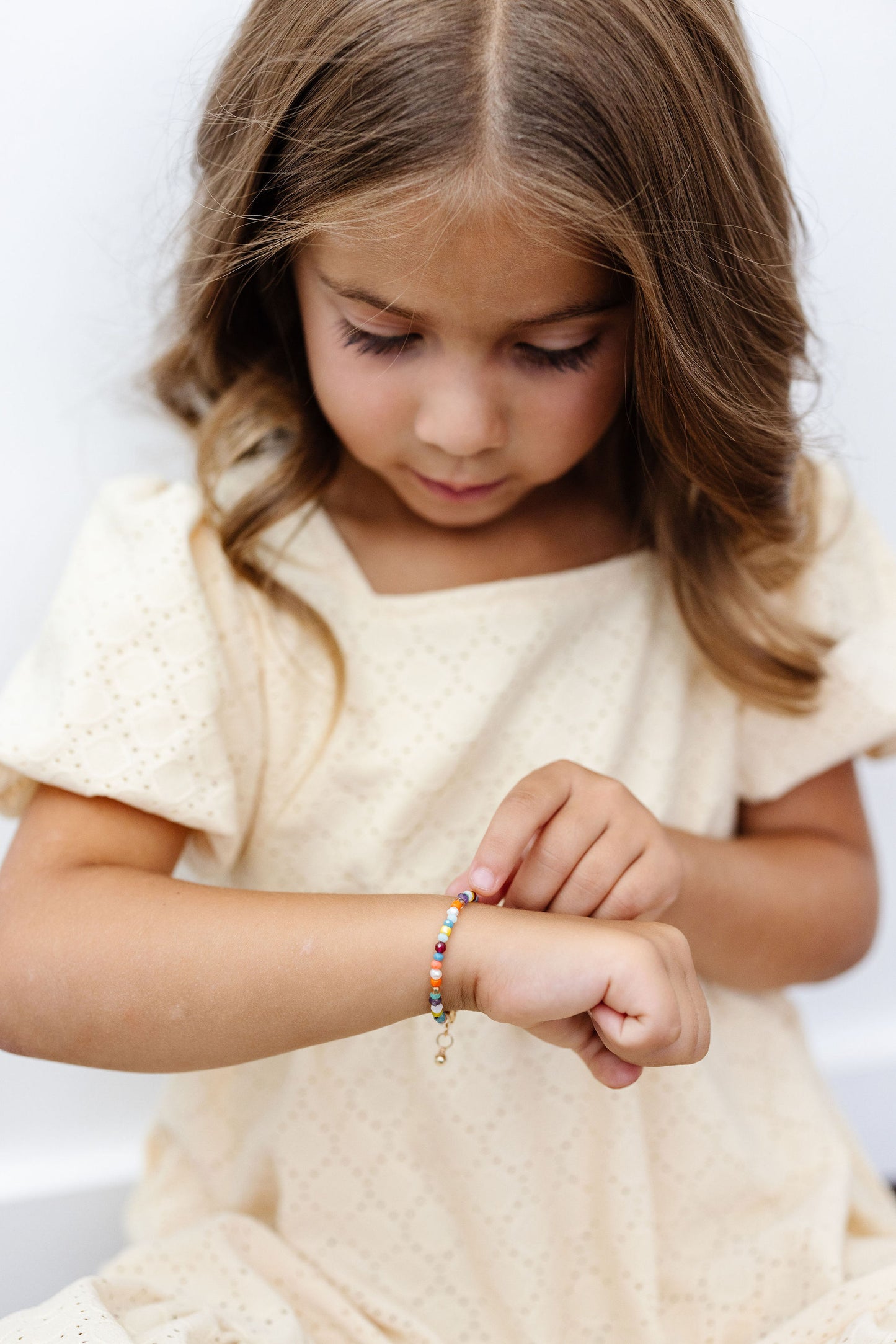 Load image into Gallery viewer, Confetti Baby Bracelet (3MM Beads)
