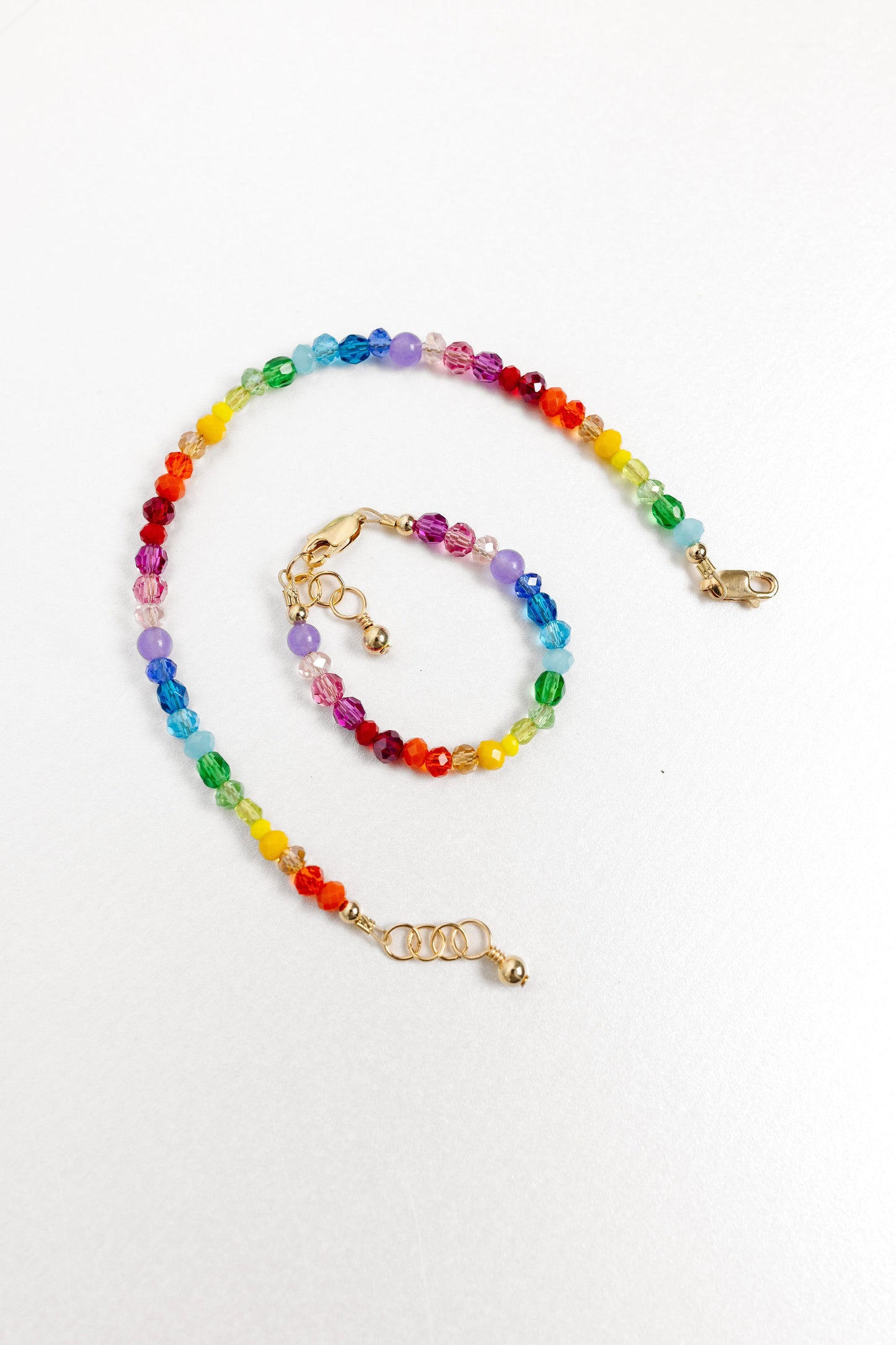 Kaleidoscope Mom + Mini Bracelet Set (3MM + 4MM Beads)