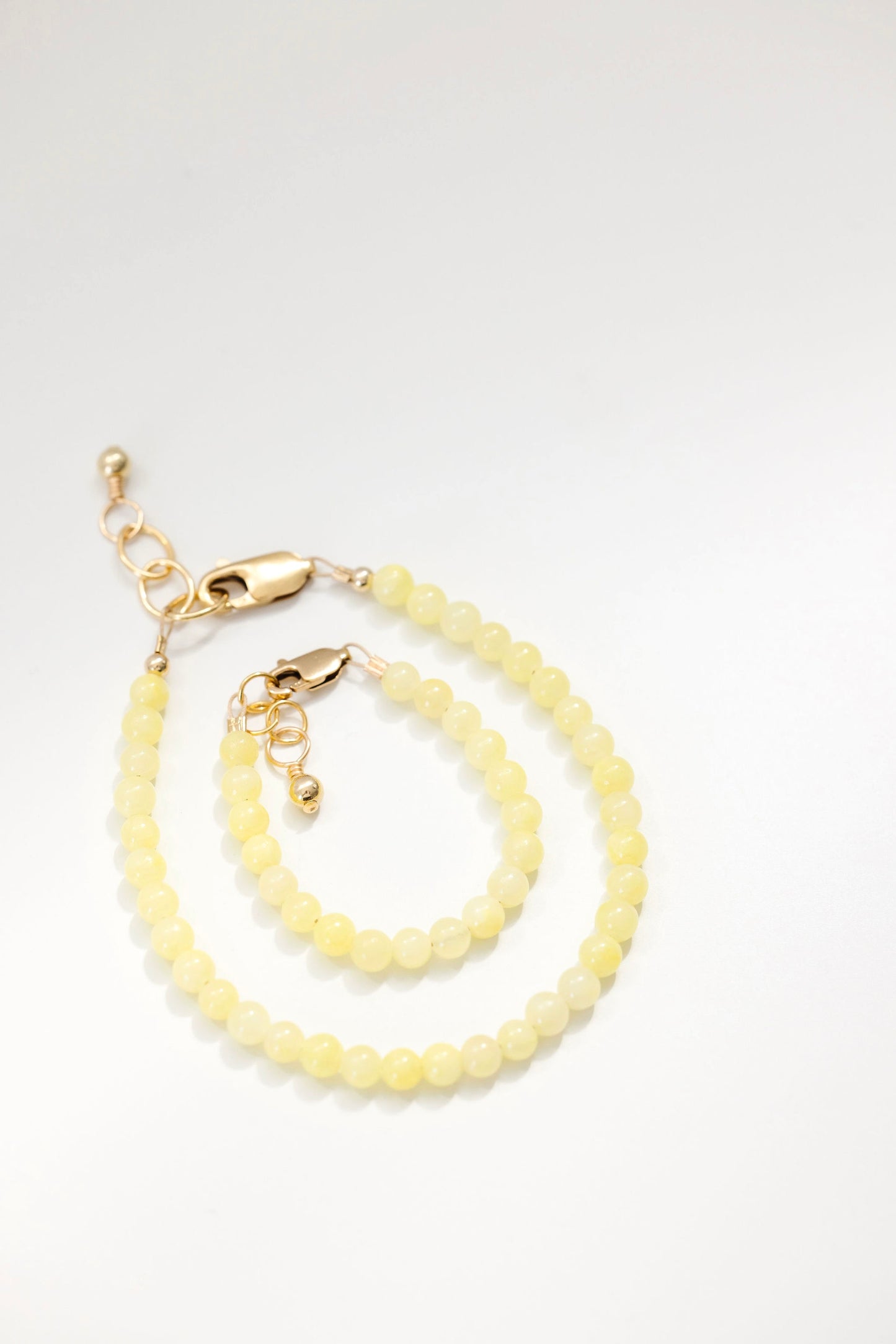 Daffodil Adult Bracelet (4MM beads)