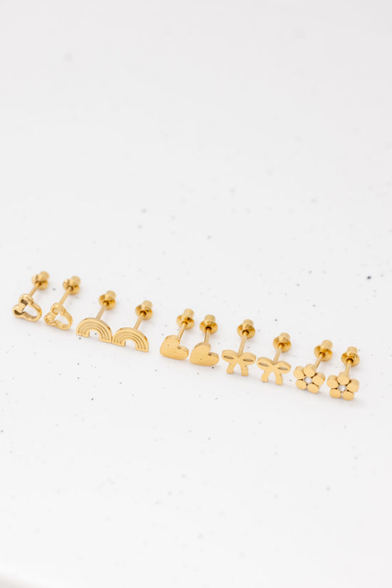 Bow Screw Back Earrings