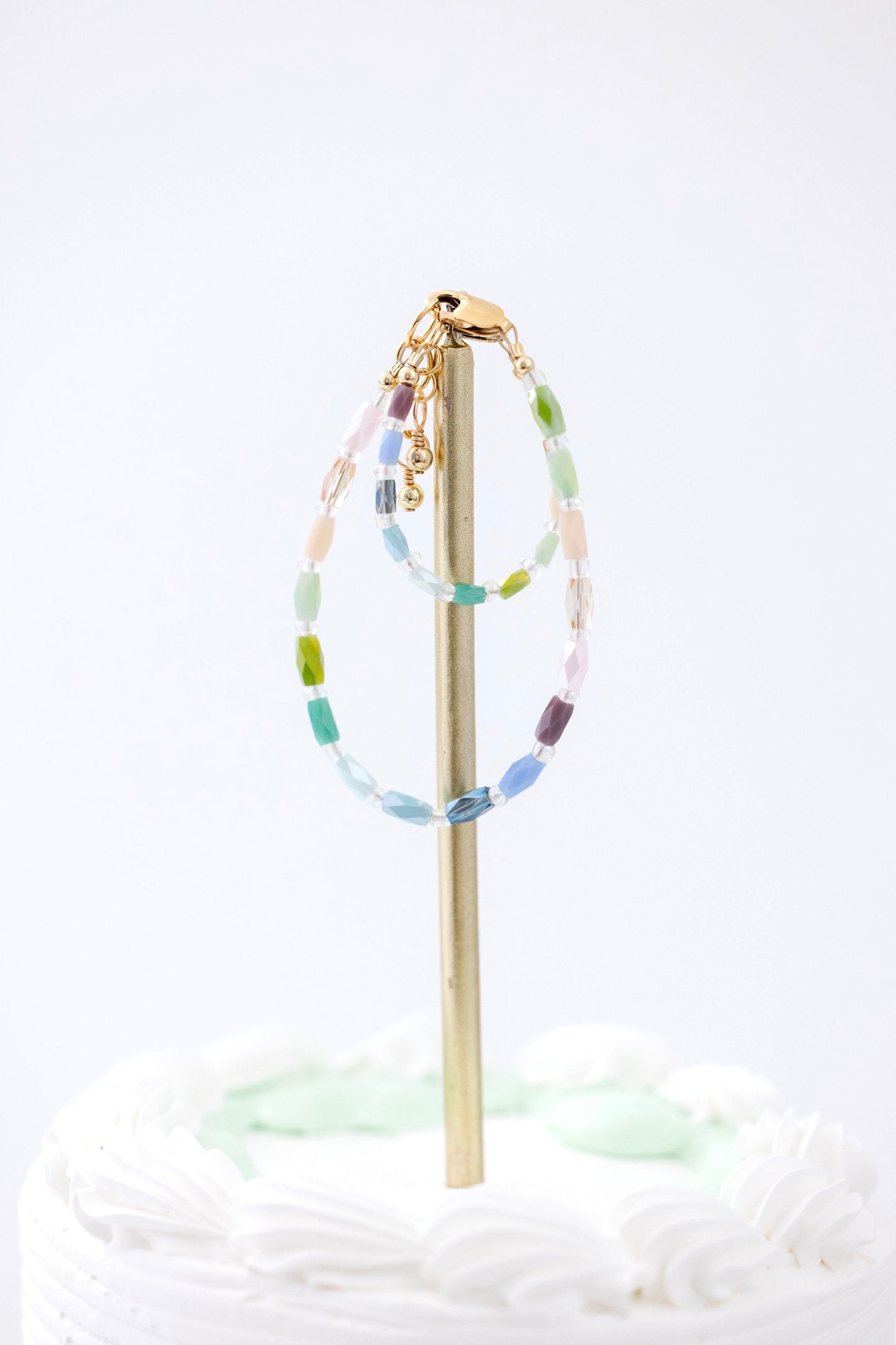 Load image into Gallery viewer, Technicolor Mom + Mini Bracelet set
