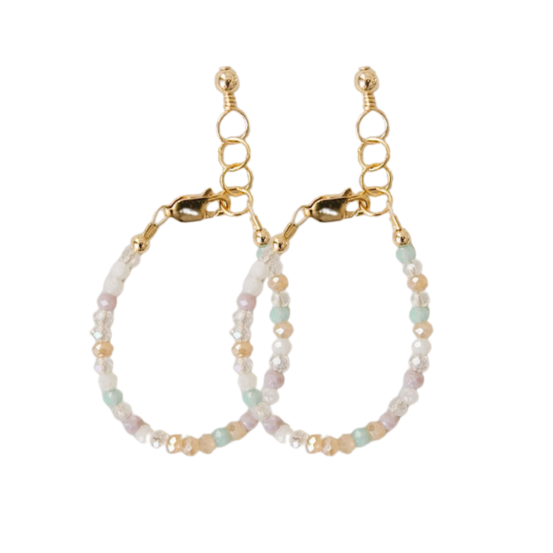 Ocean Mist Mom + Mini Bracelet Set (3MM Beads)