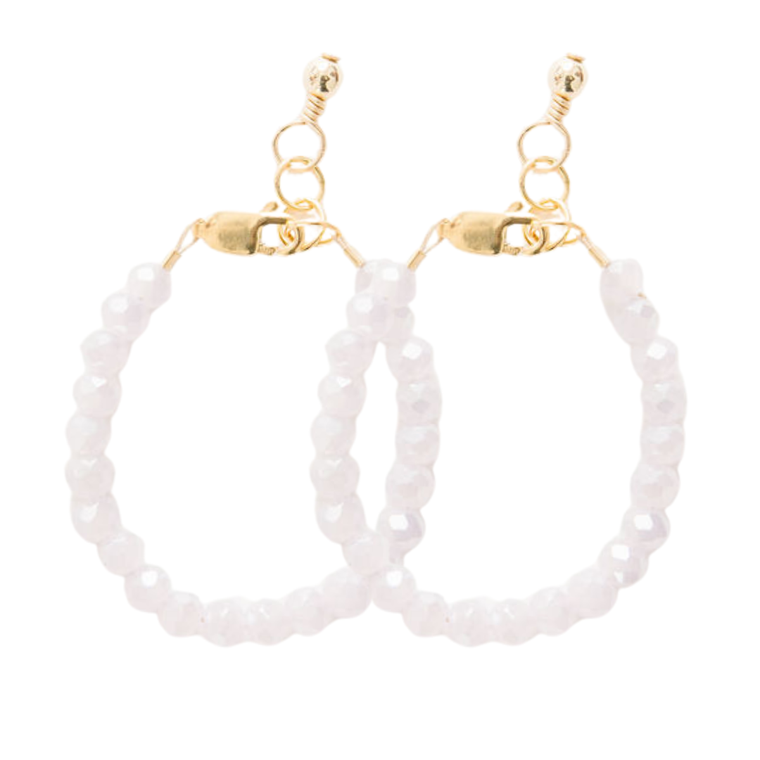 Lilac Mom + Mini Bracelet set (4MM Beads)