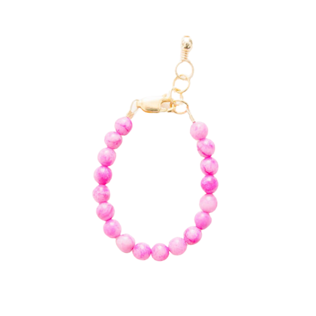 Pink Punch Bracelet (4MM Beads)
