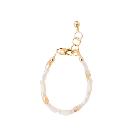 Golden Hour Bracelet (4MM Beads)