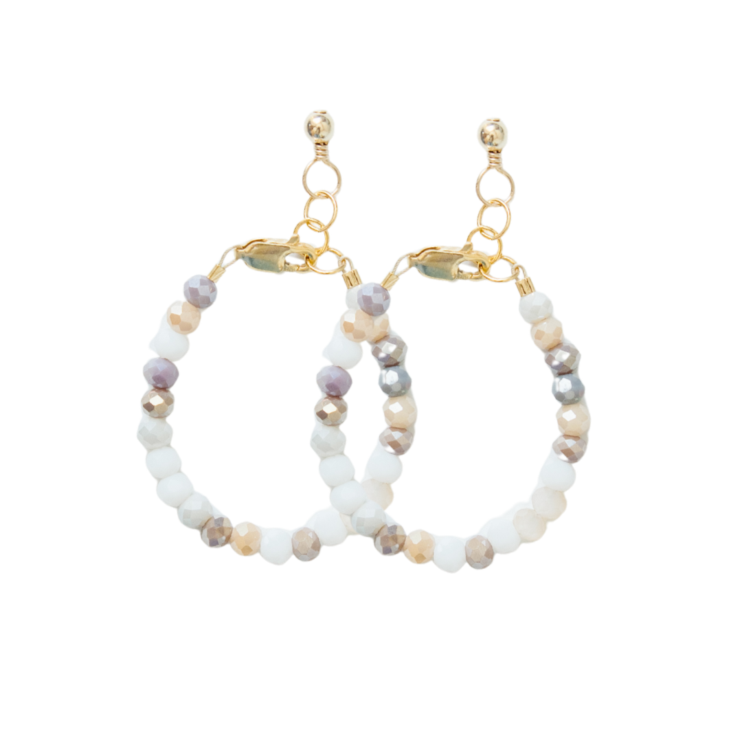 Keepsake Mom + Mini Bracelet set (4MM Beads)