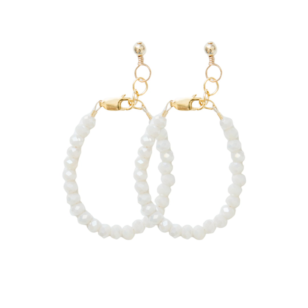 Buttercream Mom + Mini Bracelet set (4MM Beads)