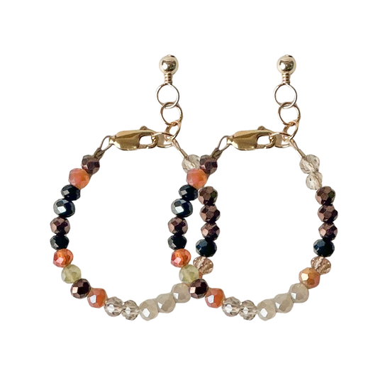 Harvest Glow Mom + Mini Bracelet Set (4MM Beads)
