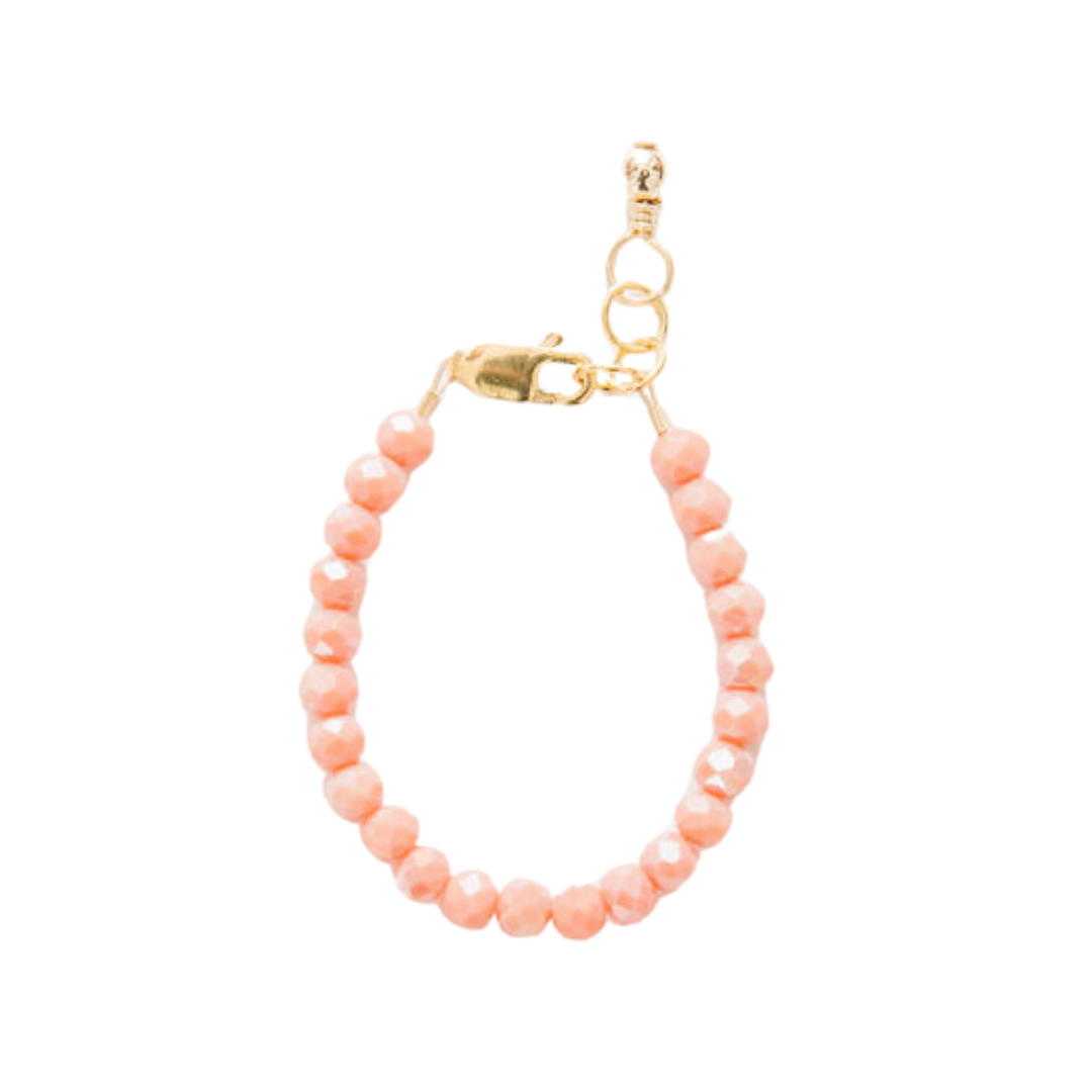 Peach Bellini Bracelet (4MM beads)