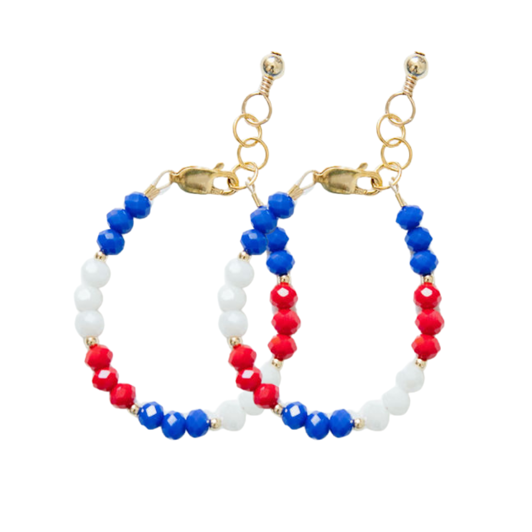 Brave Mom + Mini Bracelet set (4MM Beads)