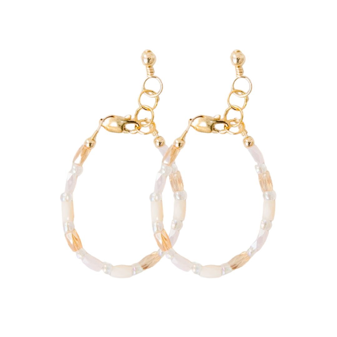 Golden Hour Mom + Mini Bracelet Set (4mm Beads)