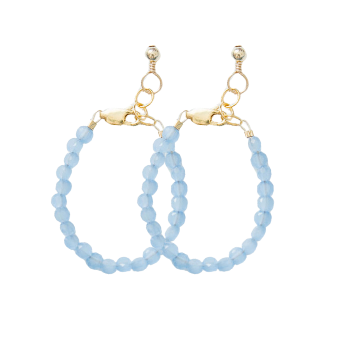 Lagoon  Mom + Mini Bracelet set (4MM Beads)