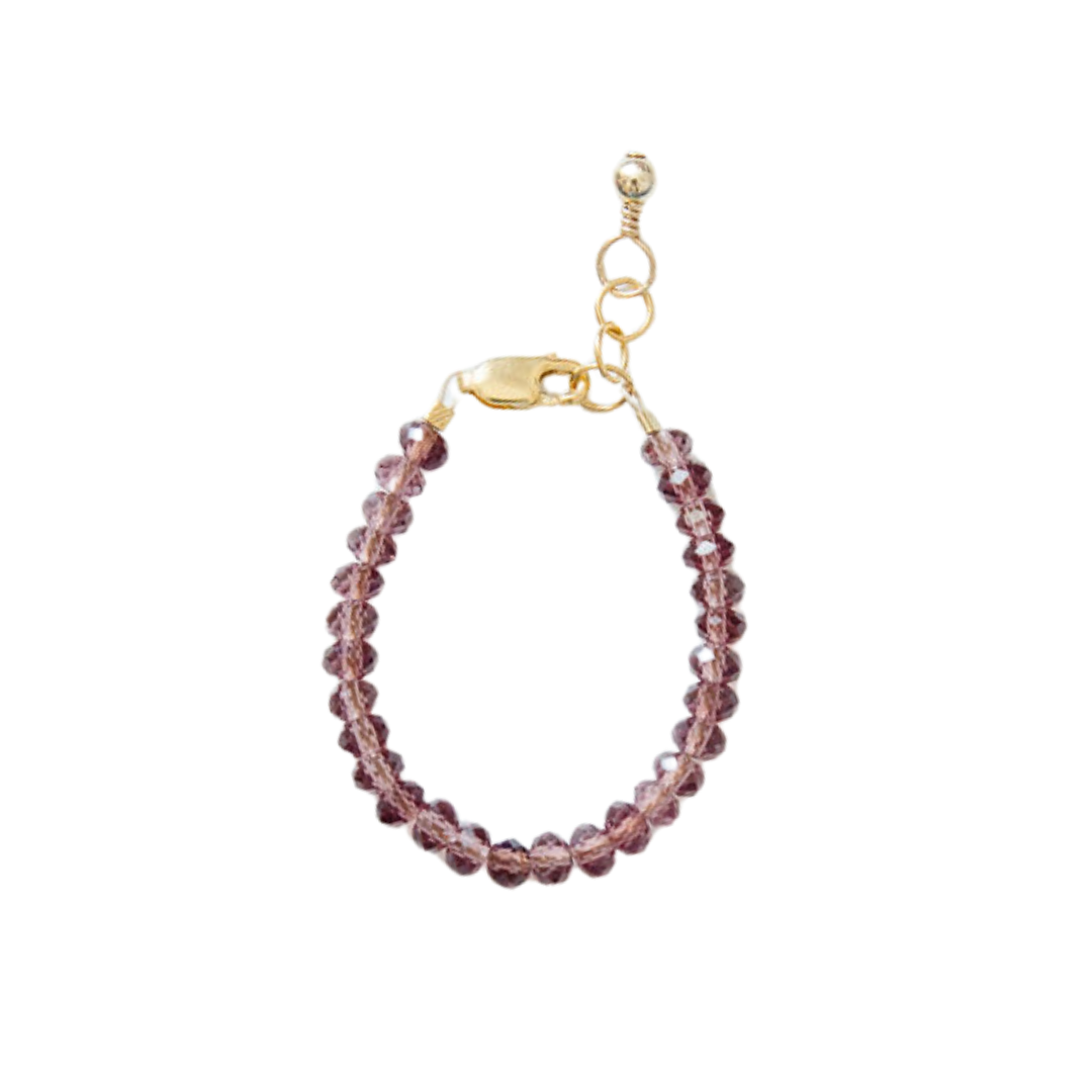 Orchid Bracelet (4MM Beads)