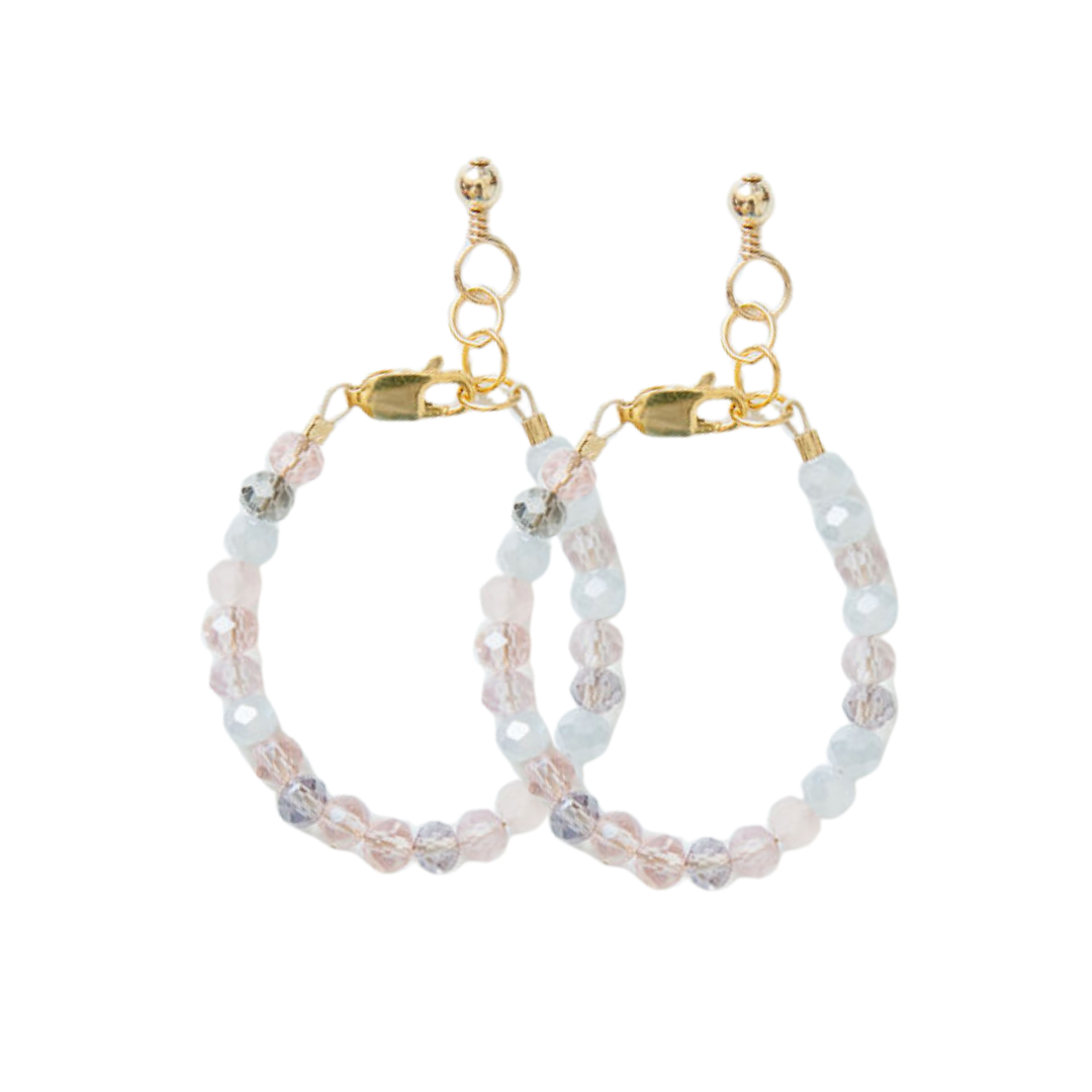 Whisper Mom + Mini Bracelet set (4MM Beads)