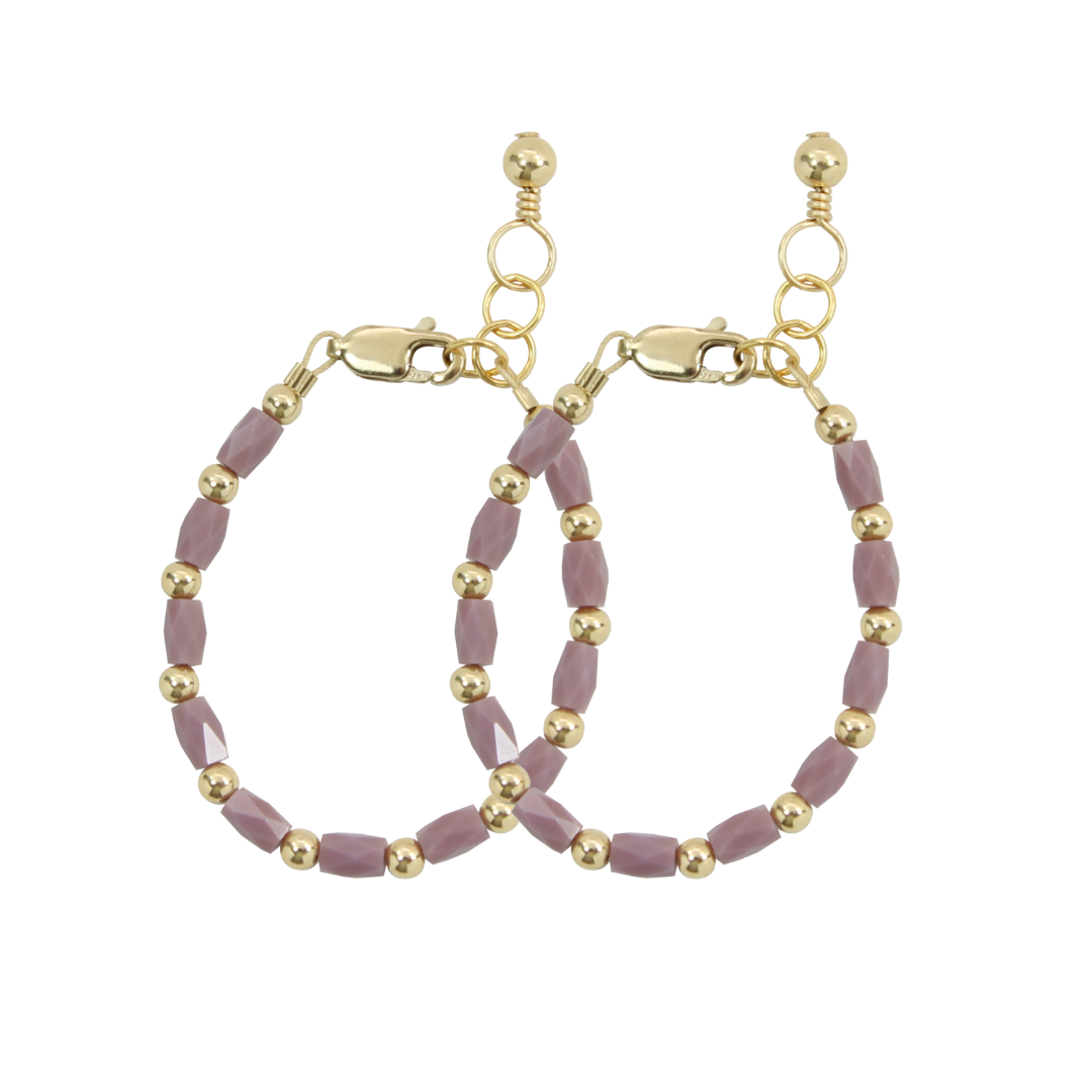 Dusk Mom + Mini Bracelet set (2MM + 4MM Beads)