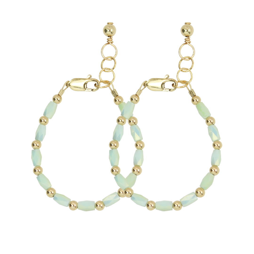 Marina Mom + Mini Bracelet set (3MM + 4MM Beads)