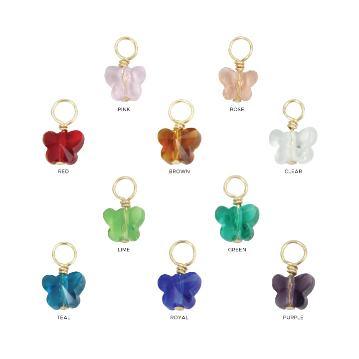 Butterfly Charms (8MM)