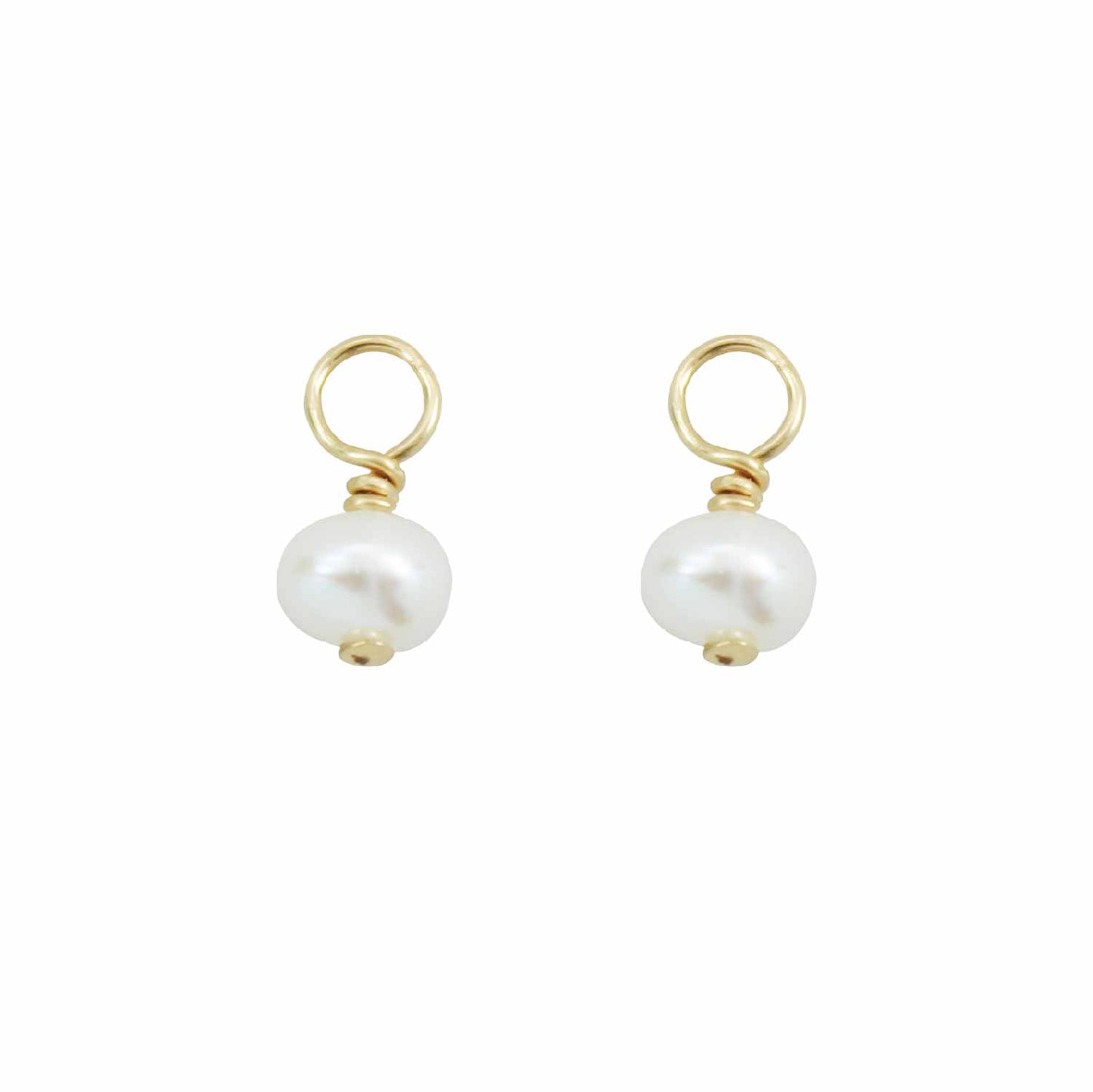 Pearl Charms For Forever Hoops (6MM)