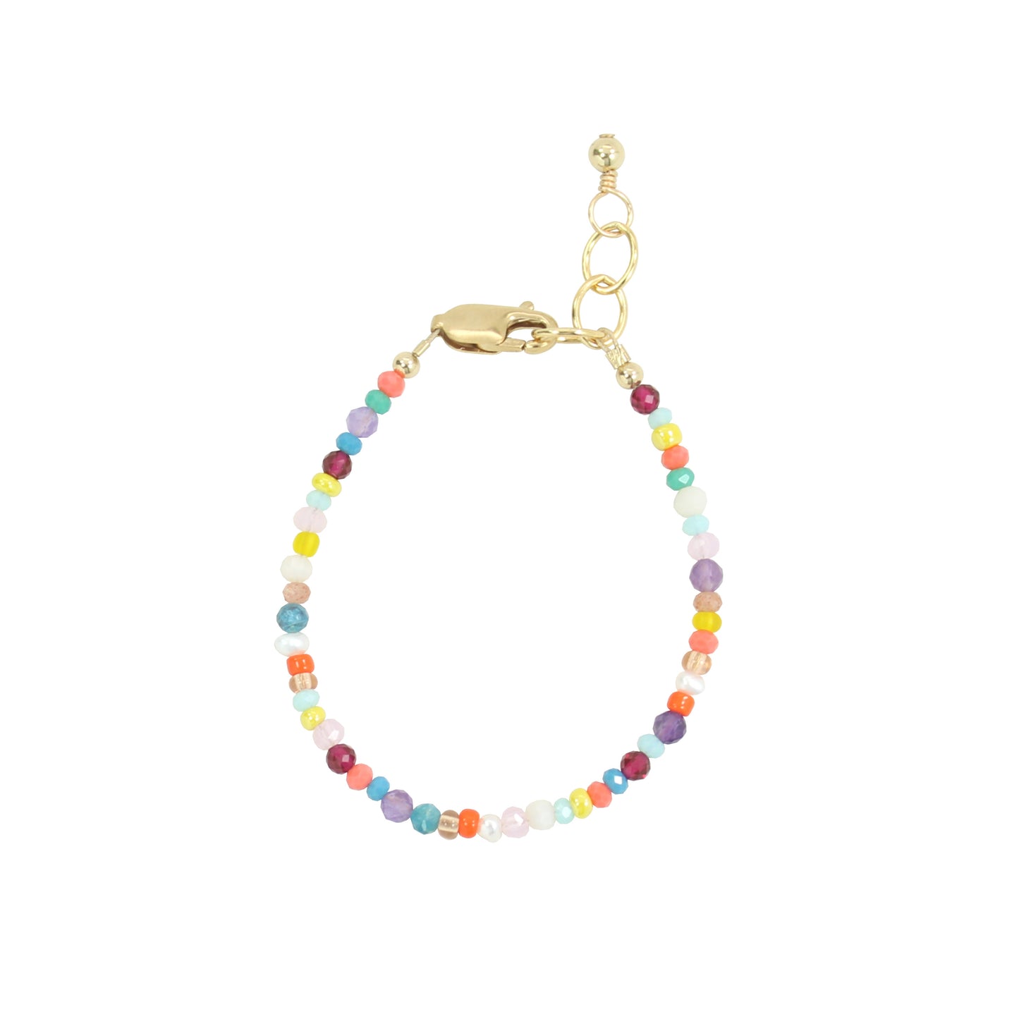 Confetti Adult Bracelet (3mm Beads)