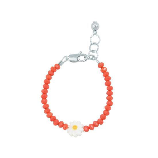 Red Coral Baby Bracelet with Yellow Gold – Jewels Fiji
