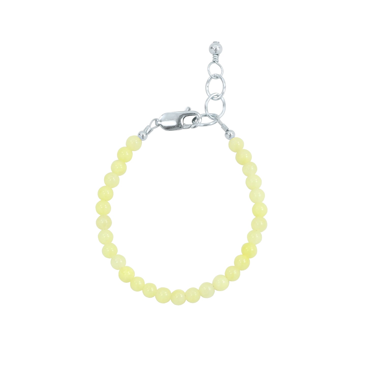 Daffodil Adult Bracelet (4MM beads)
