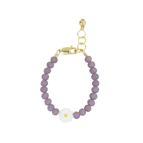Daisy Baby Bracelet (Finch 4MM Beads)