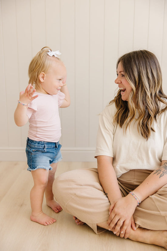 Dreamer Mom + Mini Bracelet Set (4MM Beads)