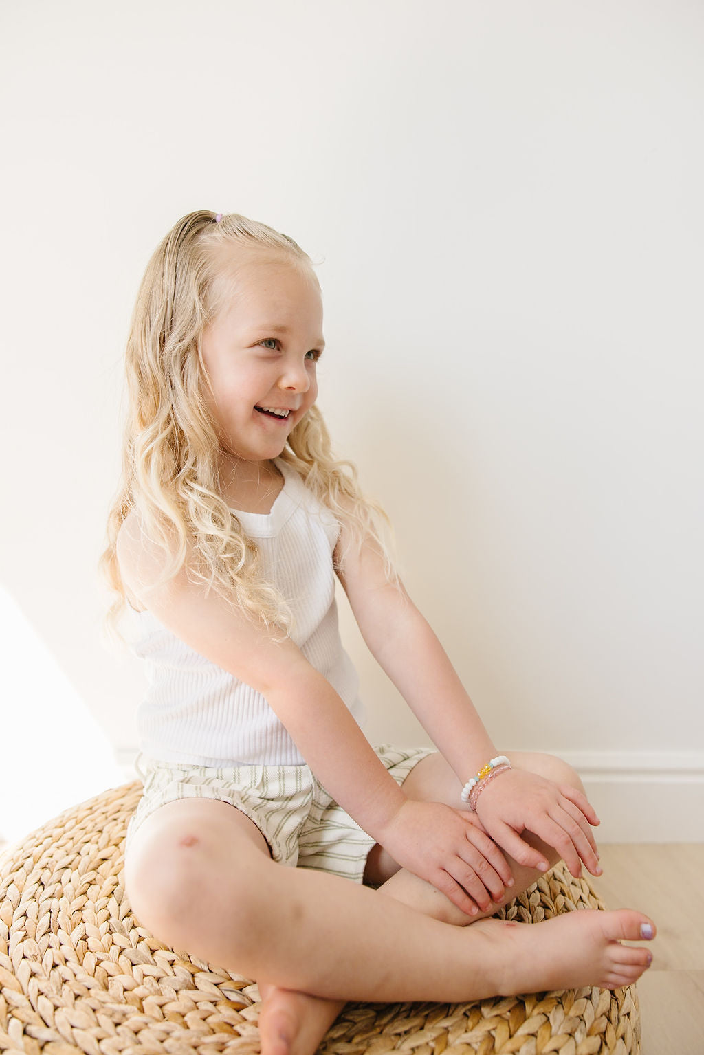 Princess Peach Bracelet Two-Pack (4mm + 6mm beads)