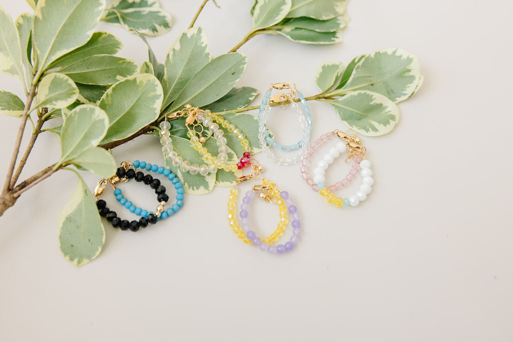 Jazmine Bracelet Two-Pack (4mm + 6mm beads)