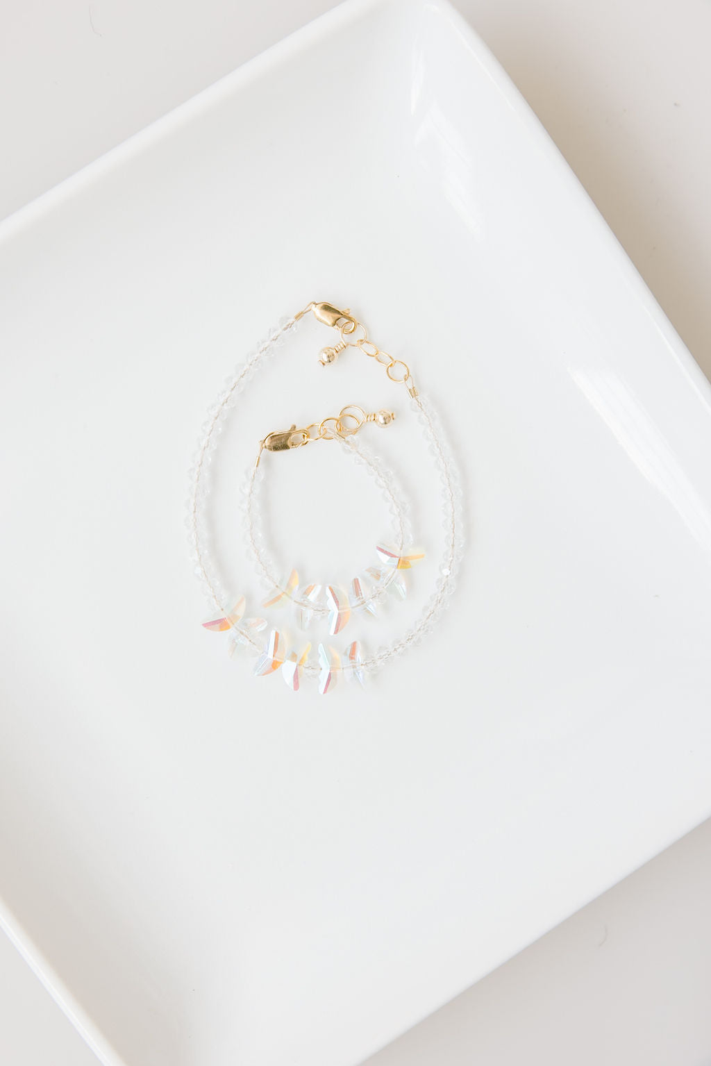 Crystal Flutter Bracelet (4MM beads)