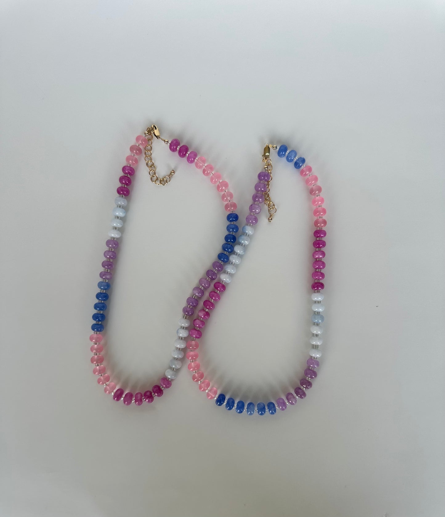 Cotton Candy Necklace (5MM x 8MM Beads)