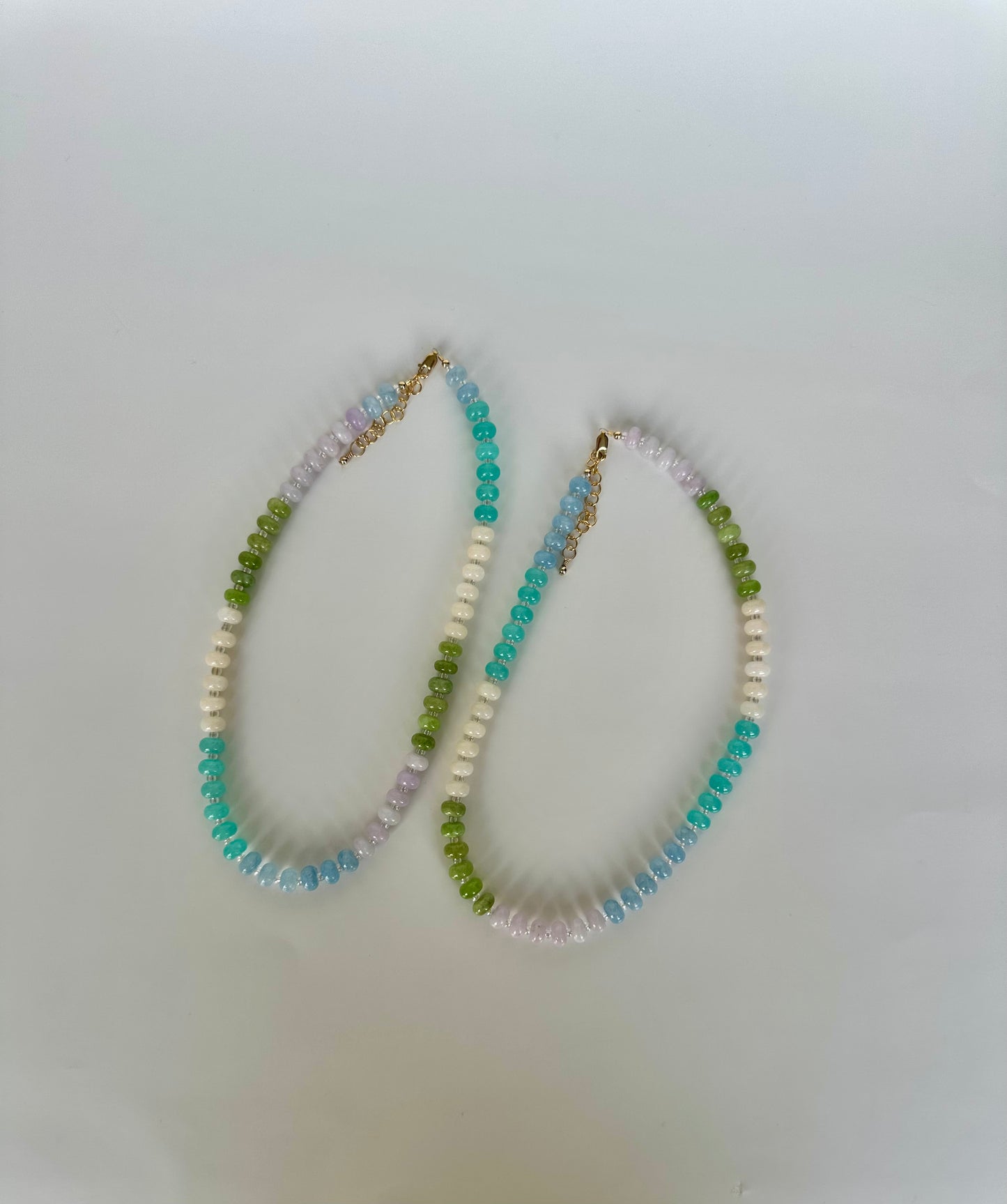 Seaside Picnic Necklace (5MM x 8MM Beads)