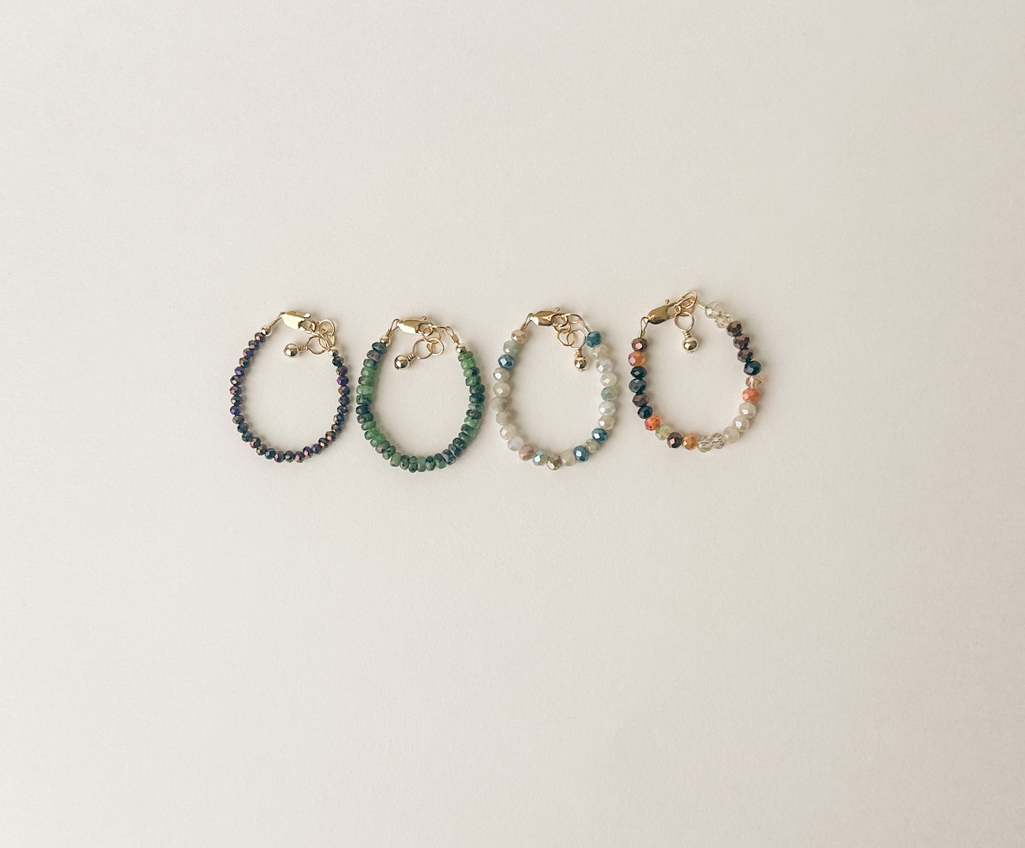 Harvest Glow Mom + Mini Bracelet Set (4MM Beads)