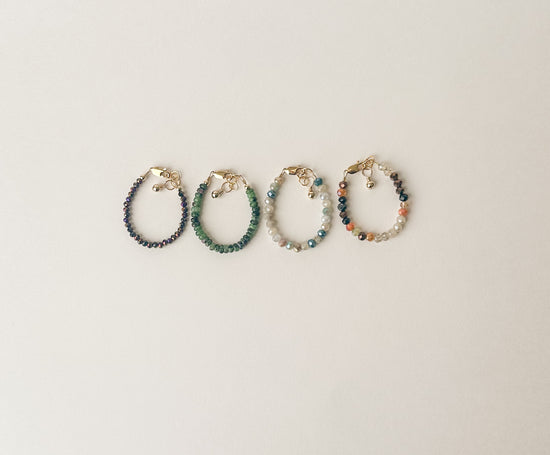 Harvest Glow Mom + Mini Bracelet Set (4MM Beads)