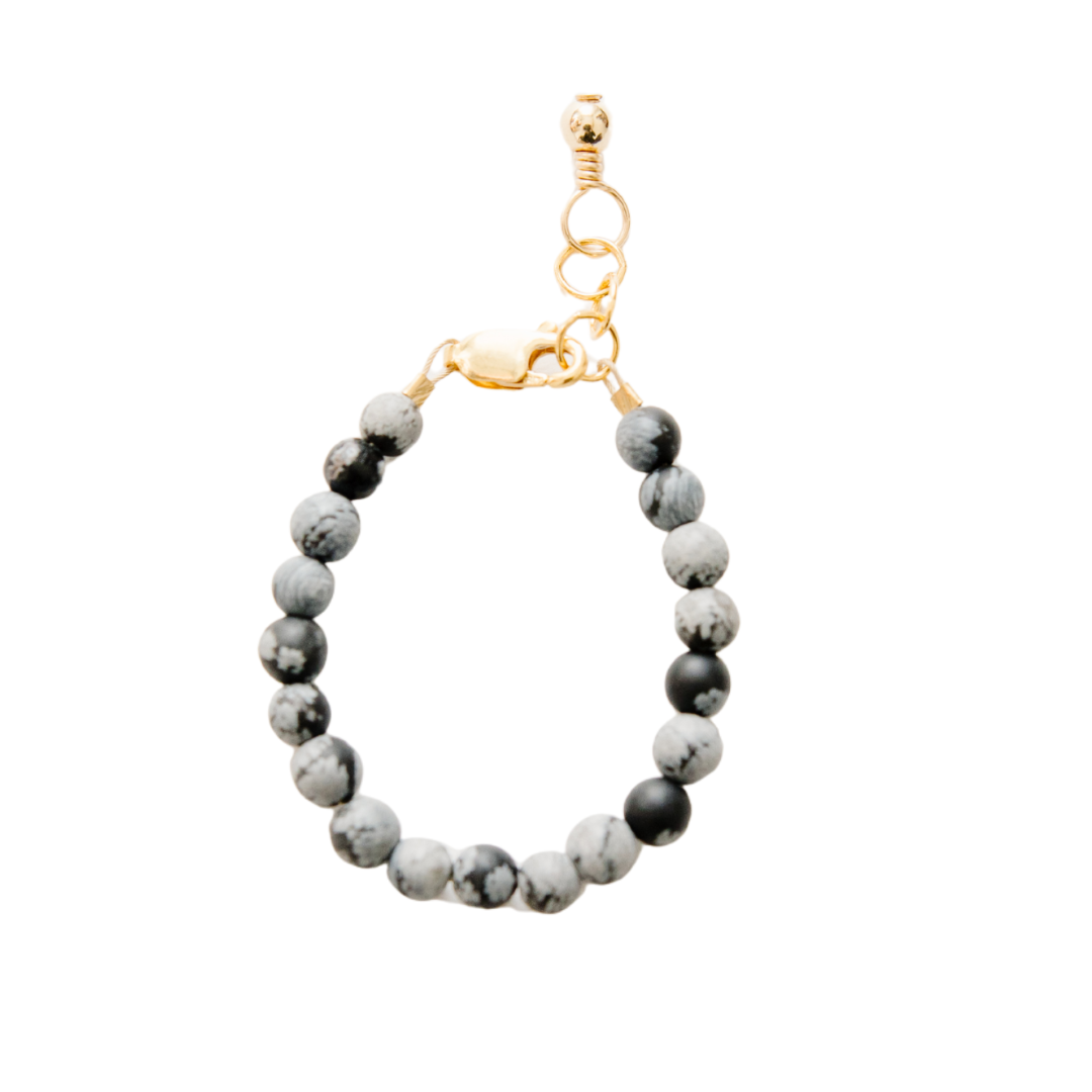 Granite Matte Bracelet (4MM Beads)