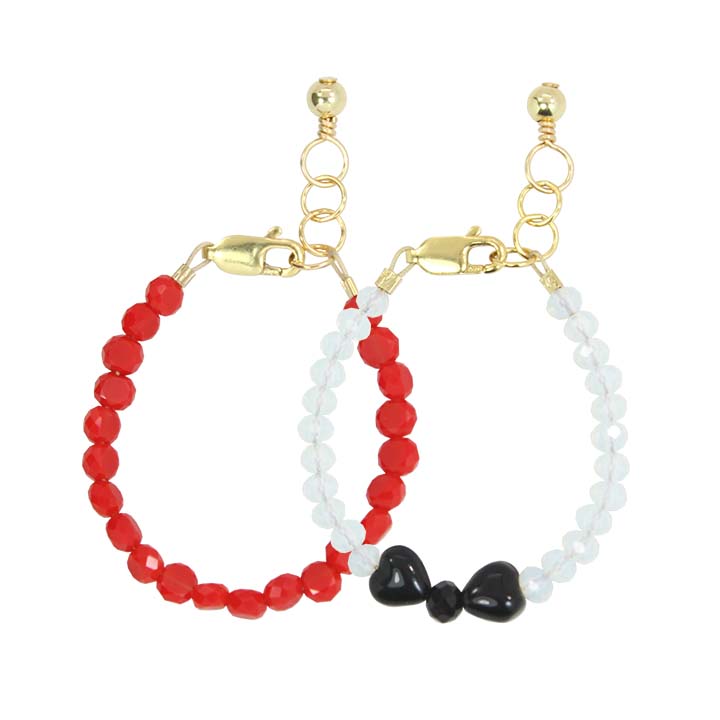 Minnie Bracelet Two-Pack (3mm + 4mm beads)