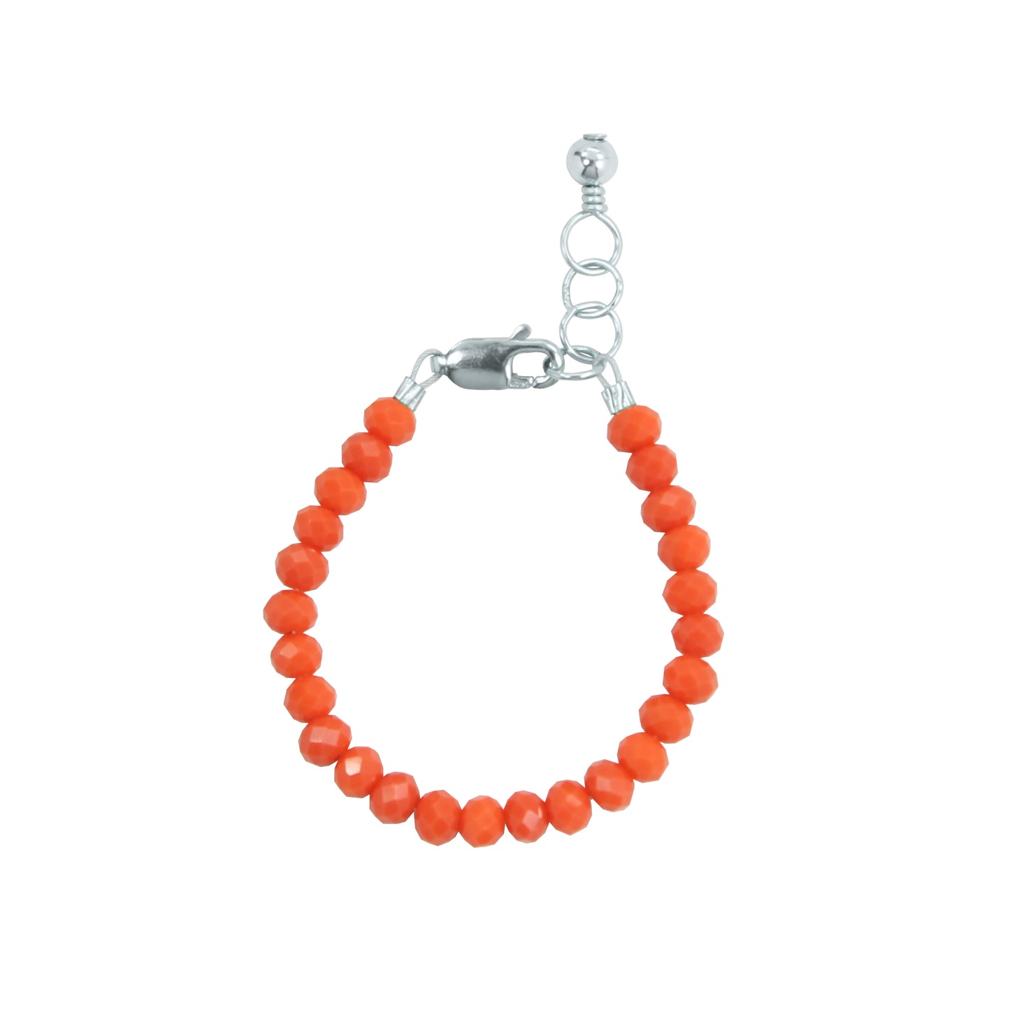 Load image into Gallery viewer, Pumpkin Baby Bracelet (4MM beads)
