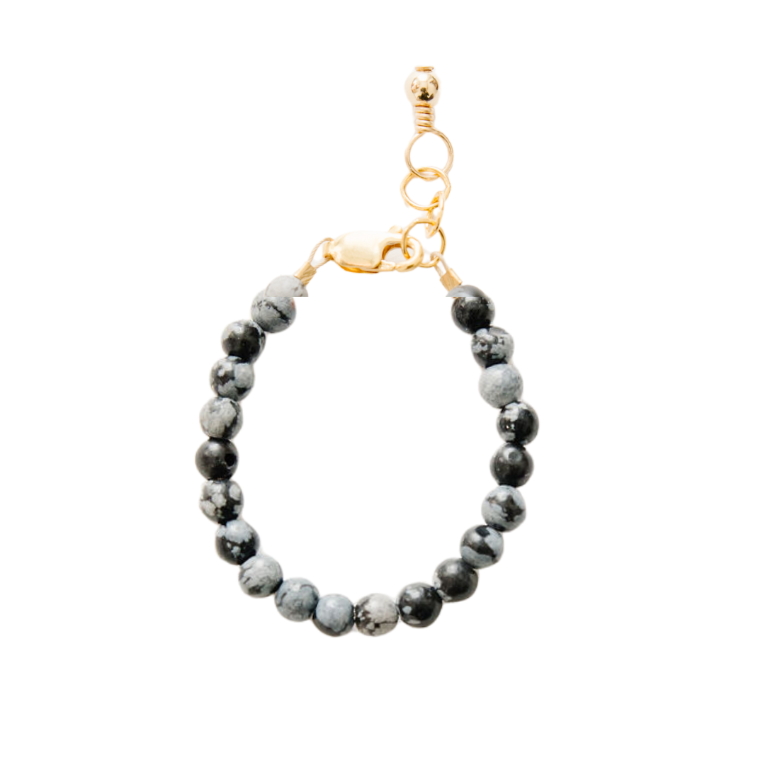 Granite Shiny Bracelet (4MM Beads)