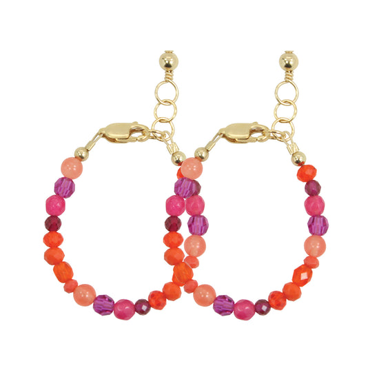 Sorbet Mom + Mini Bracelet Set (4MM Beads)