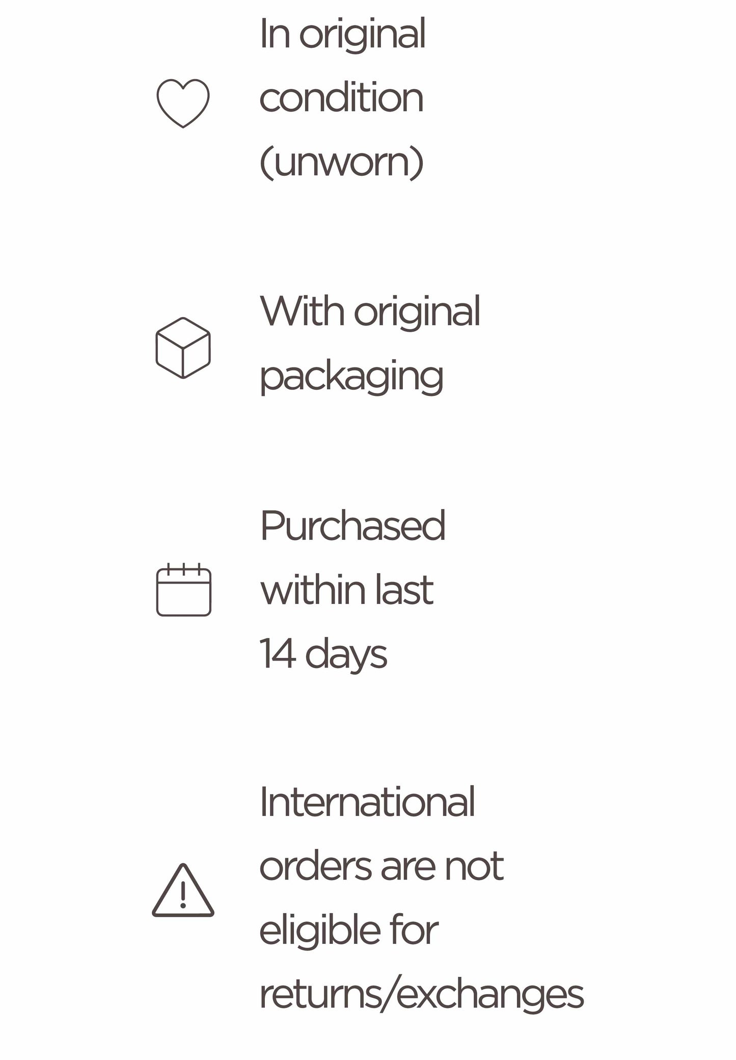 Allow Returns Badget Return (new) – gemsbylaura