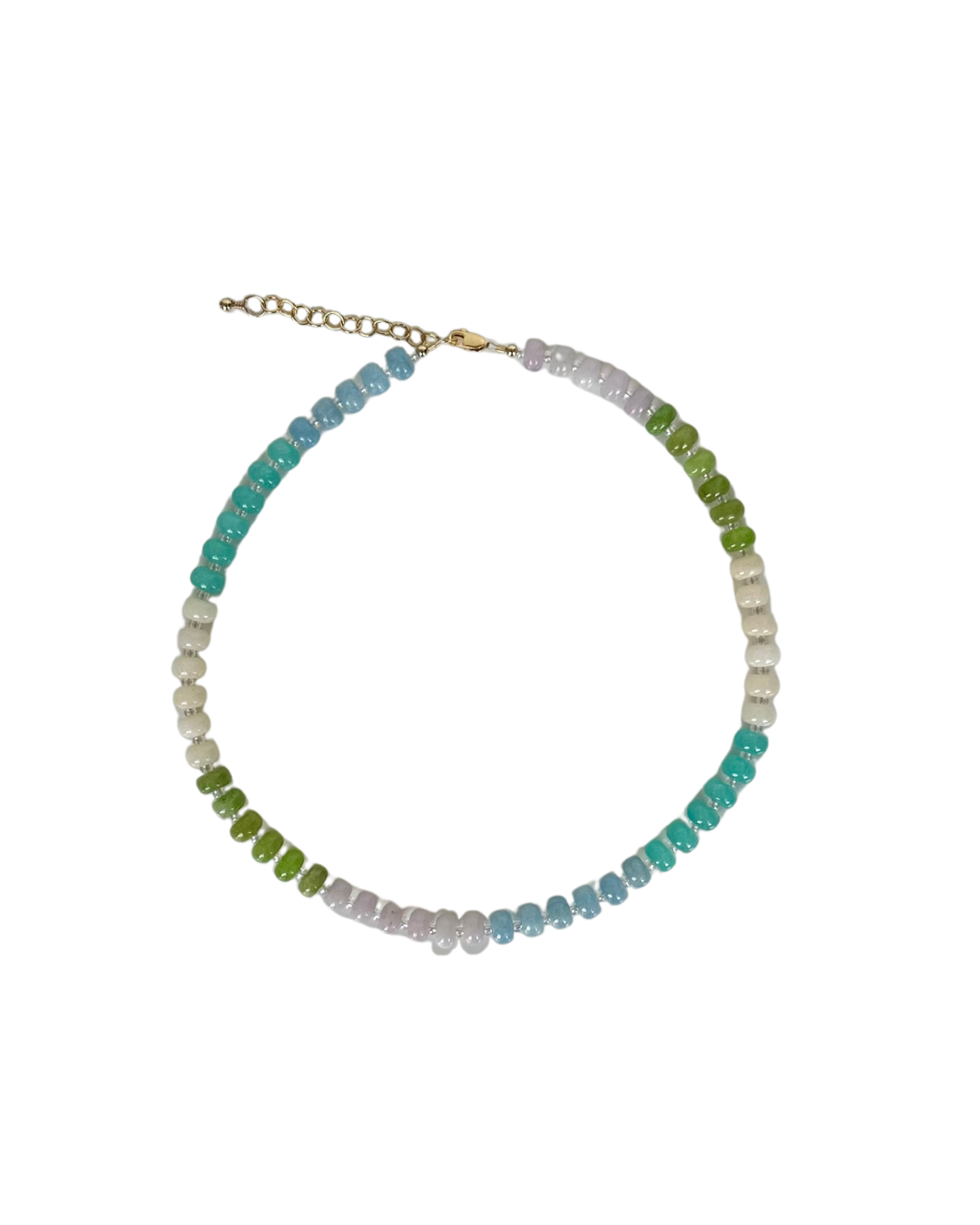Seaside Picnic Necklace (5MM x 8MM Beads)